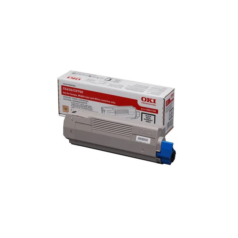 Tonerpatron OKI 43865708 sort C5650-C5750