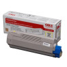 Tonerpatron OKI 43872305 gul C5650-C5750 original (2000 sider)