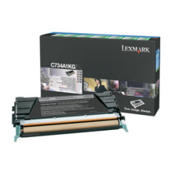 Tonerpatron C734A1KG Sort standard kapacitet