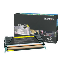 Tonerpatron C734A1YG Gul standard kapacitet
