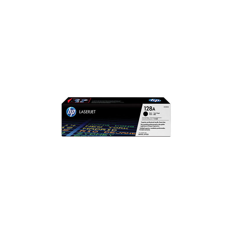 Tonerpatron 128A Sort original HP (CE320A) (2000s)