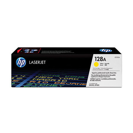 Tonerpatron 128A Gul original HP (CE322A) (1300s)