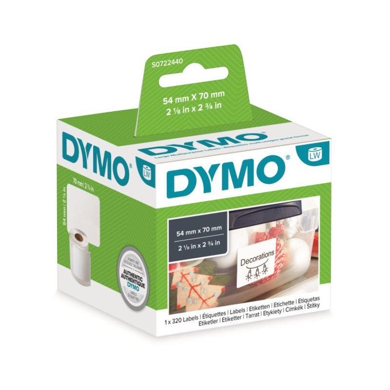 DYMO 99015 Universal etiket 70x54mm