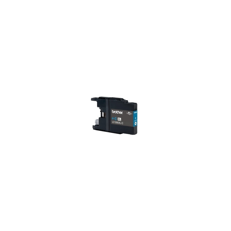 Blækpatron LC1280XLC Cyan Høj kapacitet