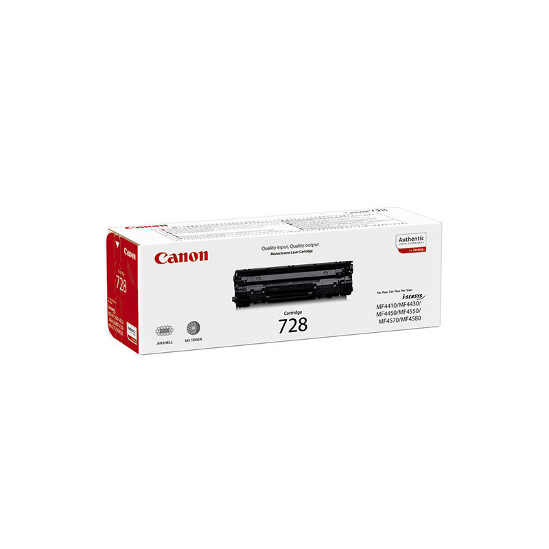 Tonerpatron 3500B002 Canon Cartridge 728 Sort