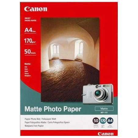 A4 Canon MP-101 mat foto inkjet papir 50ark (170g)