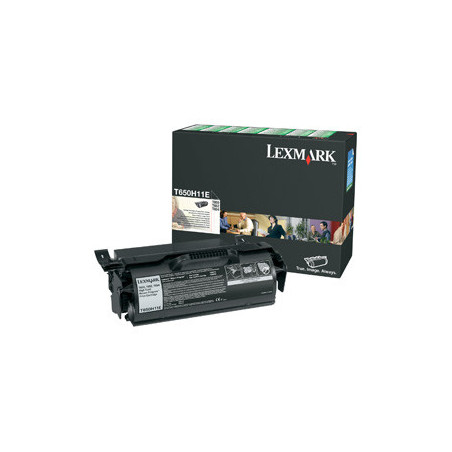 Tonerpatron sort T650H11E