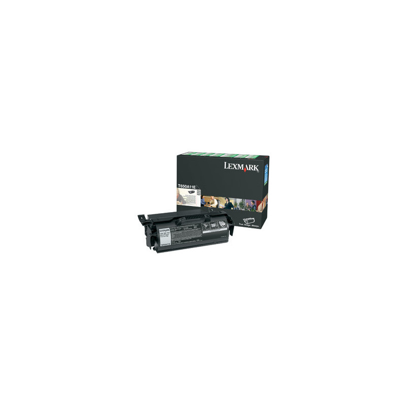 Tonerpatron sort T650A11E