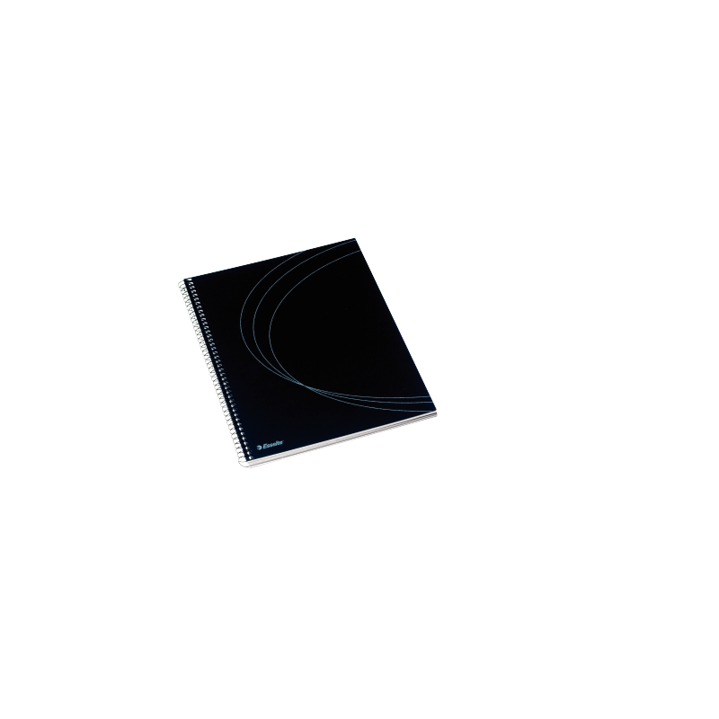 Notesblok Memo A5 spiral lin. sort indb.