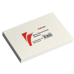 Kartotekskort A5 lin. hvid pk-100