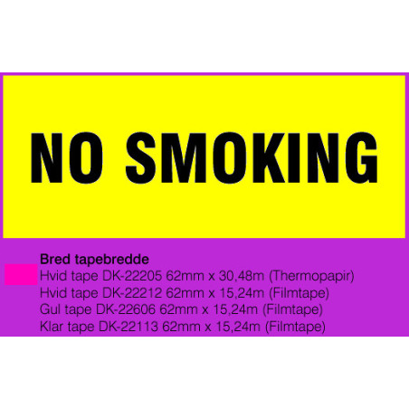 Brother DK-44605-DK44605 62mm aftagelig papirtape