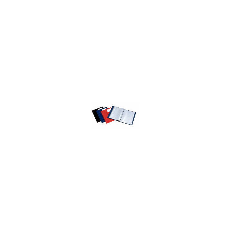 Displaybog A4 24 lommer sort 