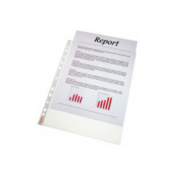 Plastlommer premium 75my A4 glasklar 40 poser á 10stk. Varenr. 56111