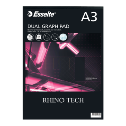 Grafisk blok A3 to skalaer 105g-60 ark