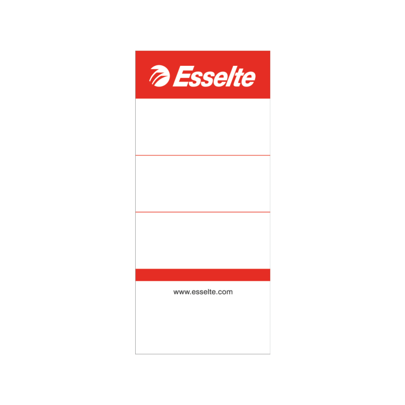 Rygetiket Esselte brevordner 75mm kort Rygetiket Esselte brevordner 75mm kort