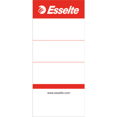 Rygetiket Esselte brevordner 75mm kort