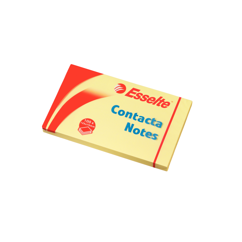 Contacta Notes 75x125mm gul