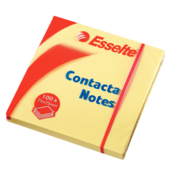 Contacta Notes 75x75mm gul