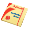 Contacta Notes 75x75mm gul