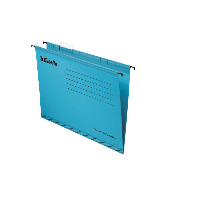 Hængemappe Esselte folio (ikke A4) blå 25stk.