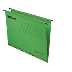 Hængemappe Esselte folio format (ikke A4) grøn 25stk.