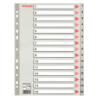 Register Esselte PP A4 1-15 grå