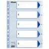 Register Esselte PP A4 1-5 hvid