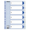 Register Esselte PP A4 1-6 hvid