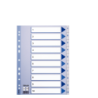 Register Esselte PP A4 1-10 hvid