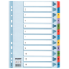 Register Mylar A4 1-12 flerfarve