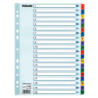 Register Esselte Mylar A4 1-20 flerfarve