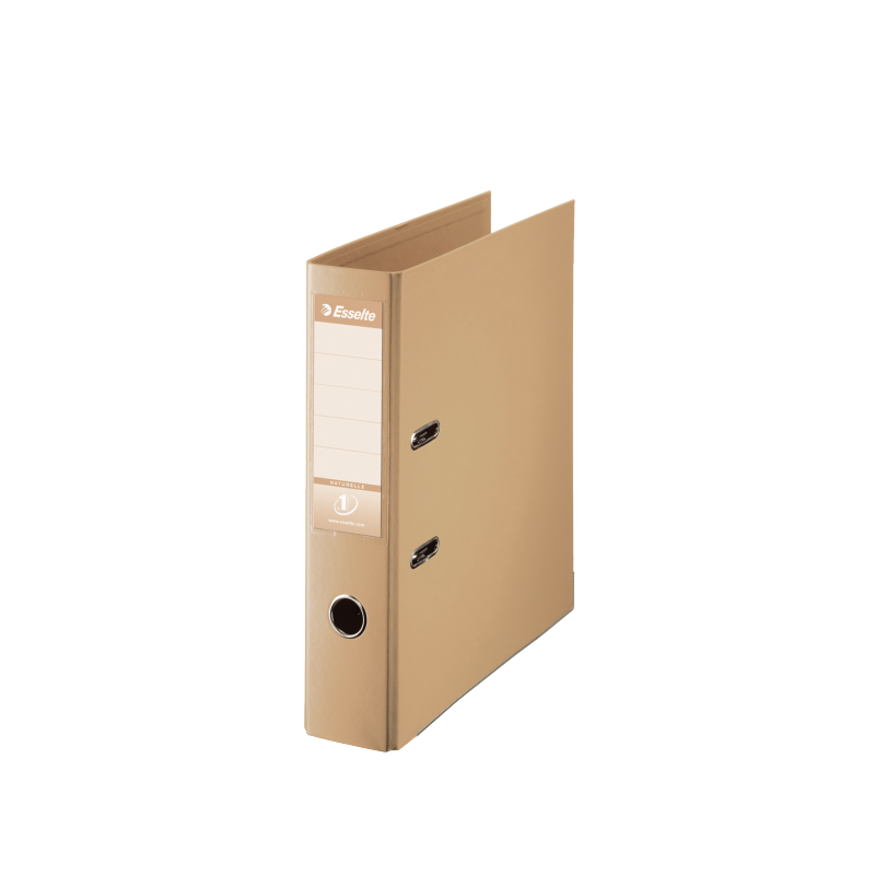 Brevordner Esselte No1 PP A4-75mm sand