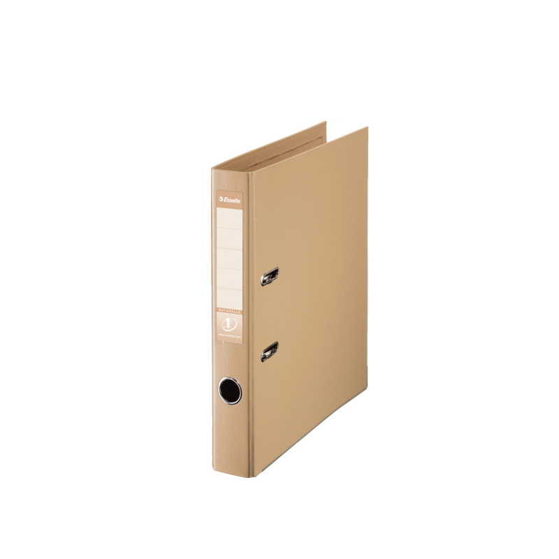 Brevordner Esselte No1 PP A4-50mm sand
