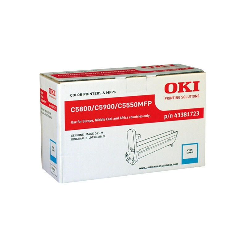 Tromle (IKKE TONER) OKI 43381723 cyan original