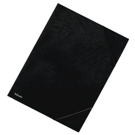 3-klap elastikmappe Esselte A3 sort