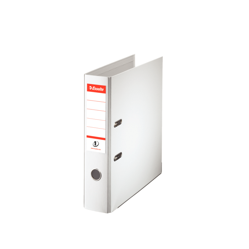 Brevordner Esselte No1 PP A4-75mm hvid