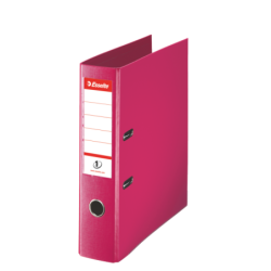 Brevordner Esselte No1 PP A4-75mm fuchsia