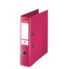 Brevordner Esselte No1 PP A4-75mm fuchsia