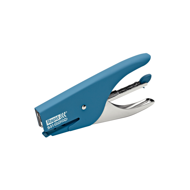Hæftetang Rapid S51 15ark SoftGrip n.blå