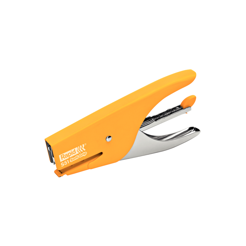 Hæftetang Rapid S51 15ark SoftGrip gul