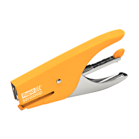 Hæftetang Rapid S51 15ark SoftGrip gul