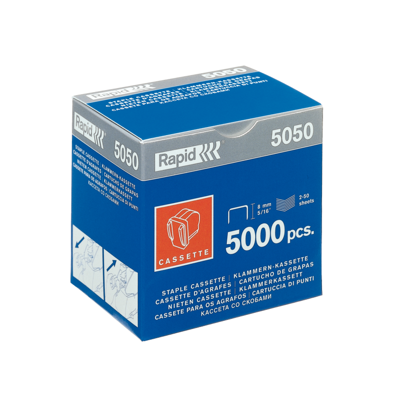 Hæfteklammekassette 5050 3-pak 3x5000