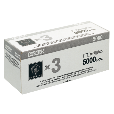 Hæfteklammekassette 5080 3-pak 3x5000
