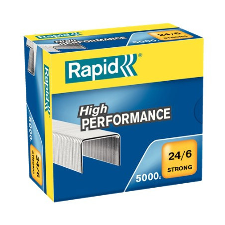 Hæfteklamme Rapid Strong 24-6 galv 5000 Hæfteklamme Rapid Strong 24-6 galv 5000