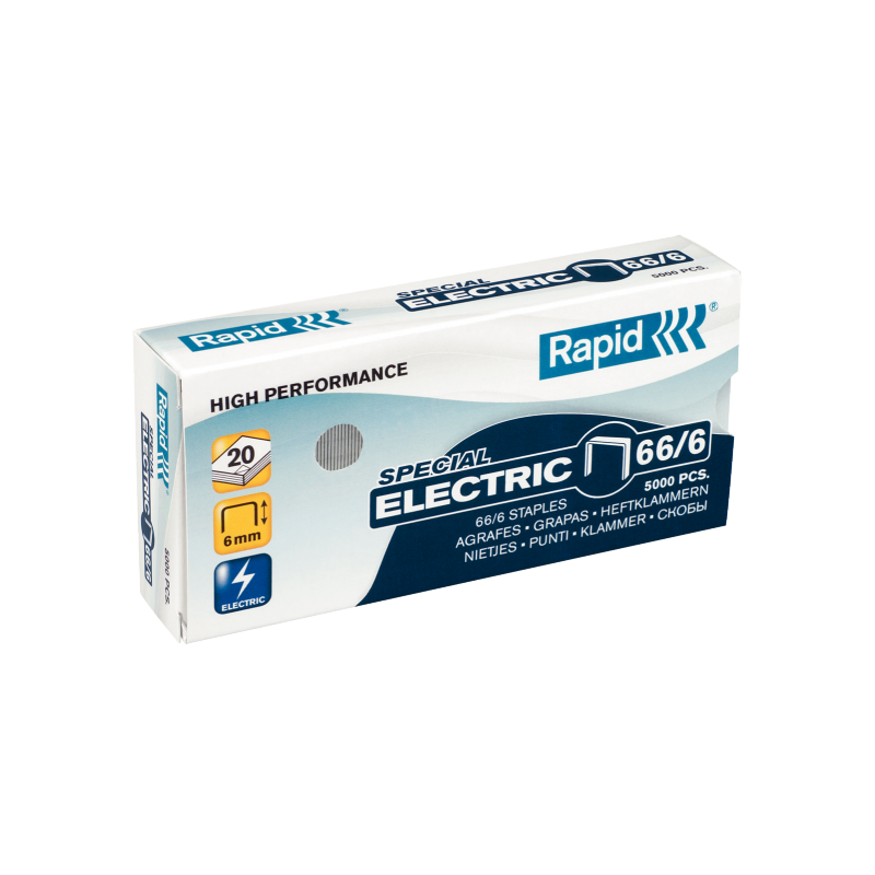 Hæfteklamme Rapid Strong 66-7 galvaniseret 5 x 5000 stk. 24867900