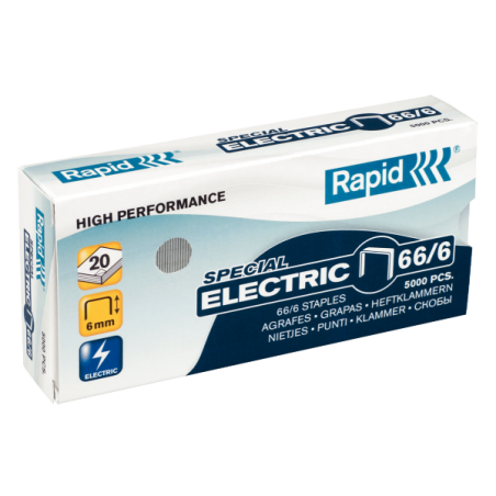 Hæfteklamme Rapid Strong 66-7 galvaniseret 5 x 5000 stk. 24867900