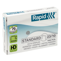 Hæfteklamme Rapid Stand. 23-10 galv 1000