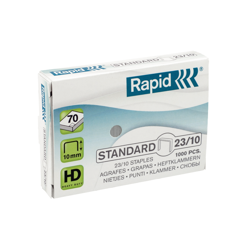 Hæfteklamme Rapid Stand. 23-10 galv 1000