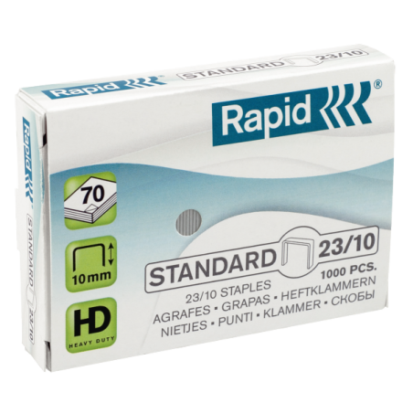 Hæfteklamme Rapid Stand. 23-10 galv 1000