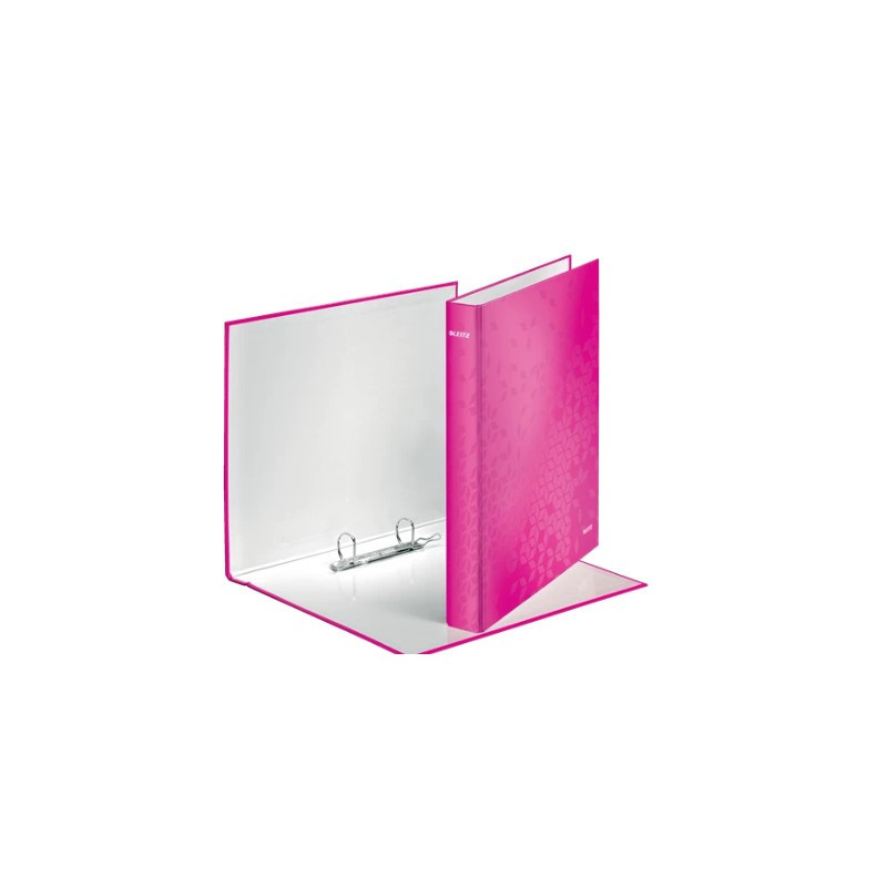 Ringordner Leitz A4+ 2DR-25mm WOW pink